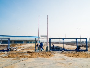 Ноябрь 2017. Проведение работ по внутренней отделке здания комбината